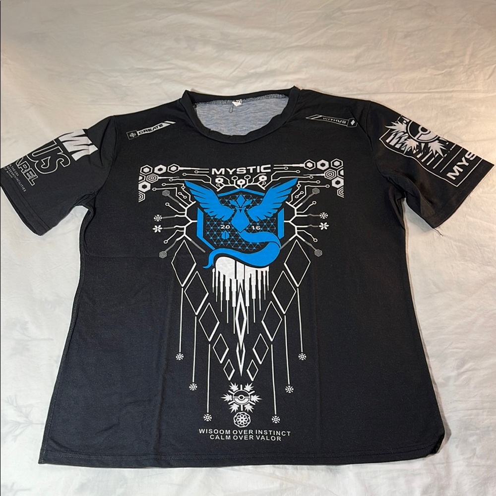 Mystic Black and Blue Pokémon Short Sleeve Tee